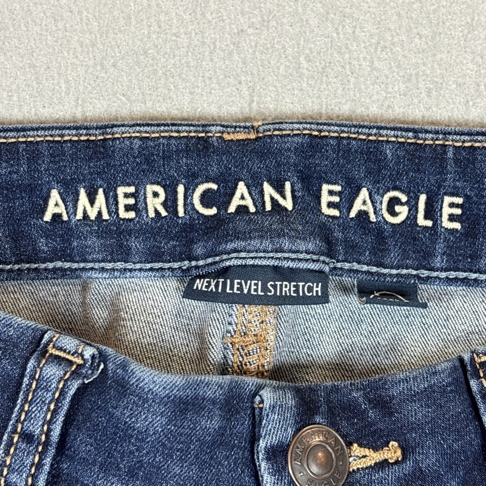 American Eagle Women's Curvy High-Rise Jegging Next Level Stretch Size 8R - Picture 4 of 11